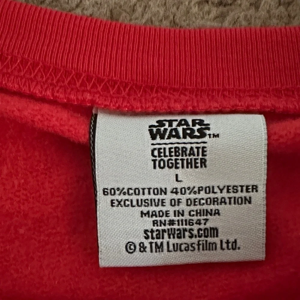 Star Wars Red Cotton Blend Apparel HG